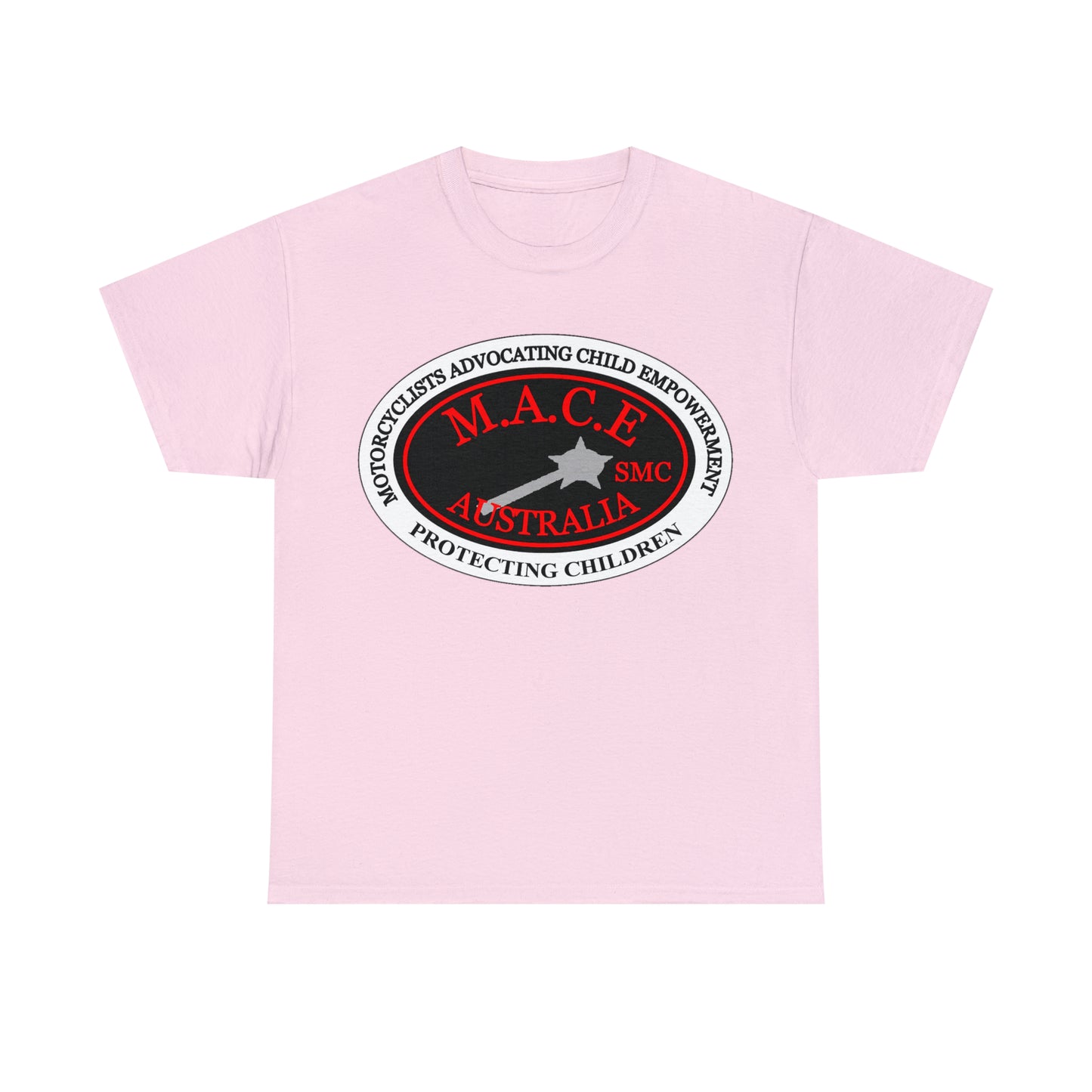 M.A.C.E. Plain Emblem - Unisex Heavy Cotton Tee