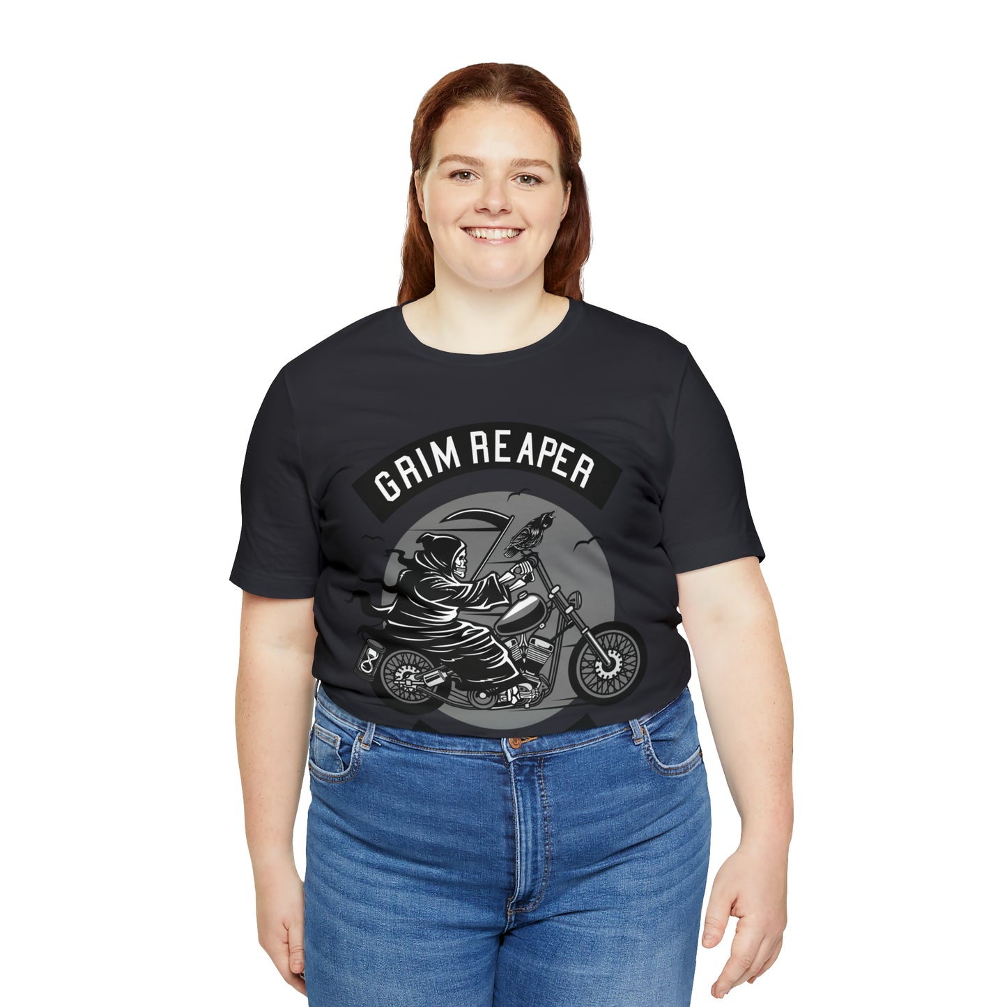 GRIM REAPER Death Motor Club - Unisex Jersey Short Sleeve Tee