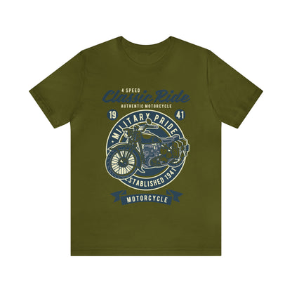 MILITARY RIDE Classic Pride - Unisex Jersey Short Sleeve Tee