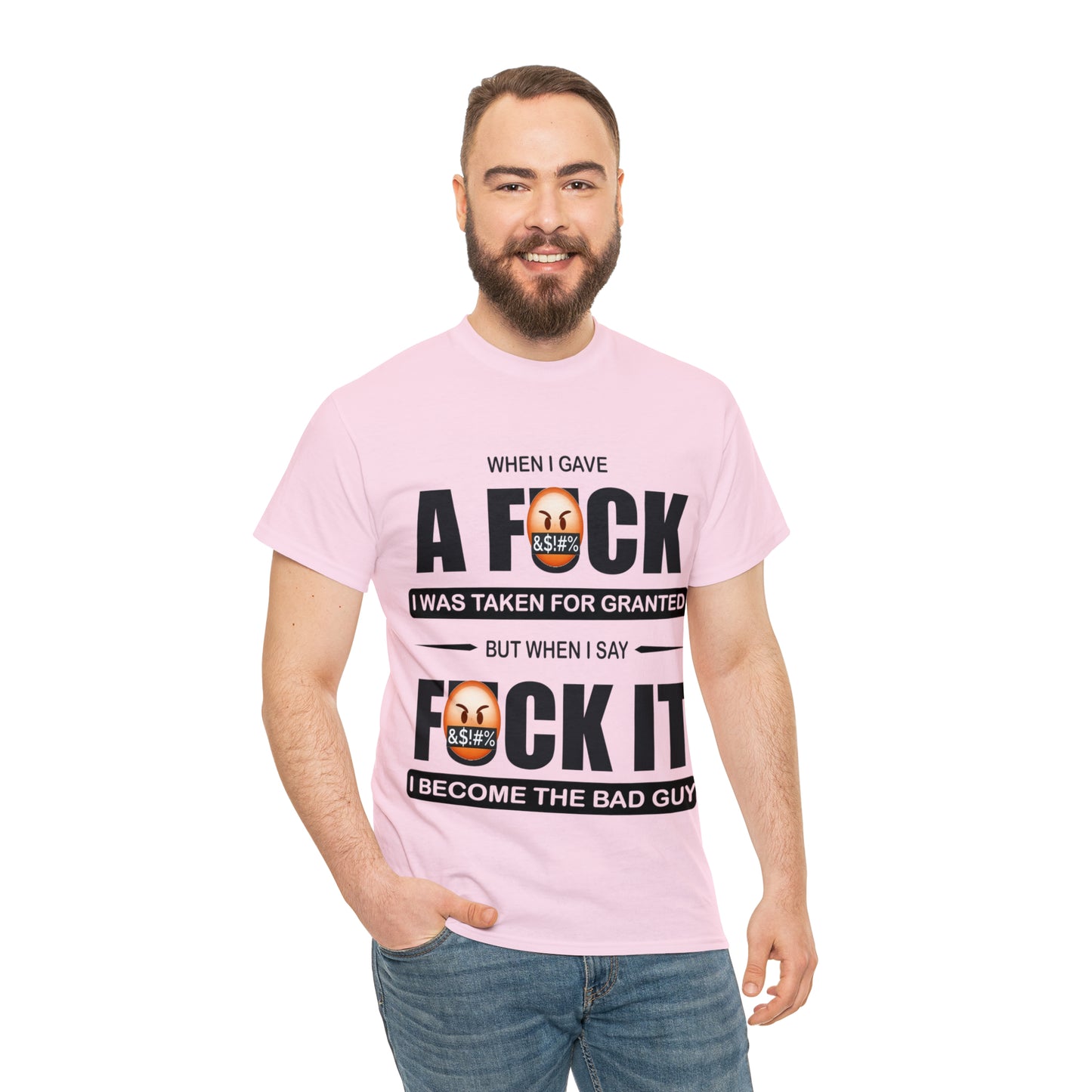 WHEN I GAVE A F***  - Funny Unisex Heavy Cotton Tee - AUS