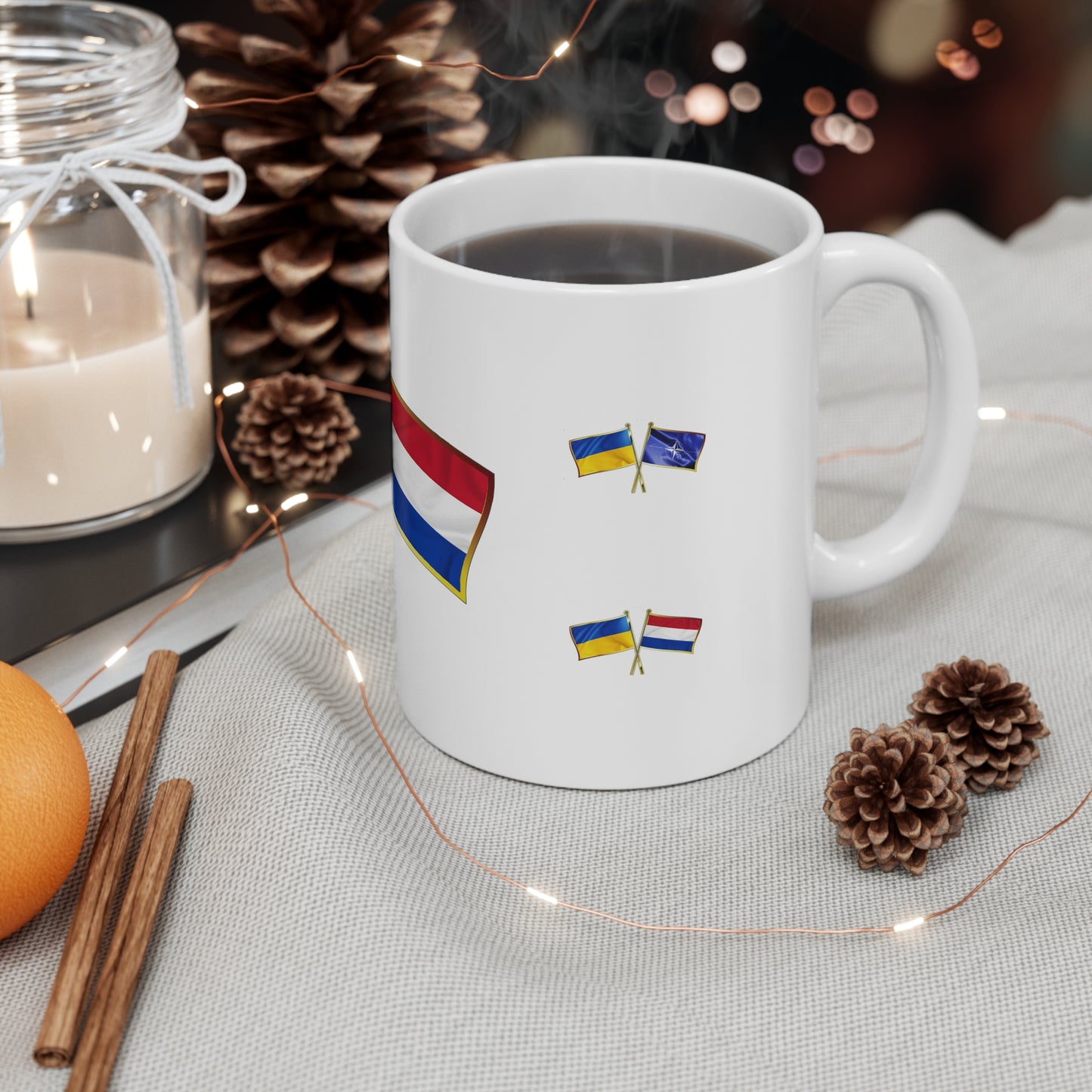 Ukrainian-Dutch NATO Supporter Mug