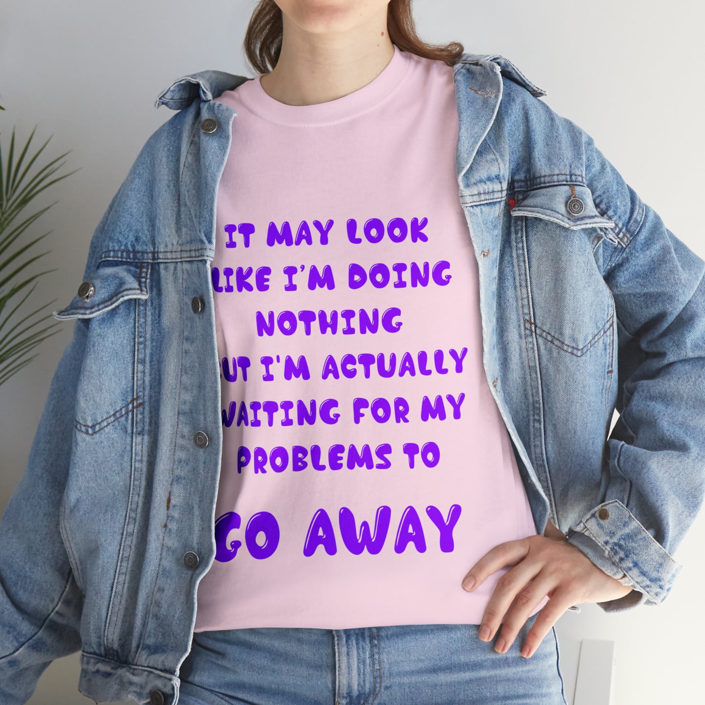 It May Look Like I'm Doing Nothing...  - Unisex Heavy Cotton Tee - AUS