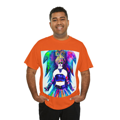 CYBER GIRL - Airt on a Shirt  - Unisex Heavy Cotton Tee - AUS