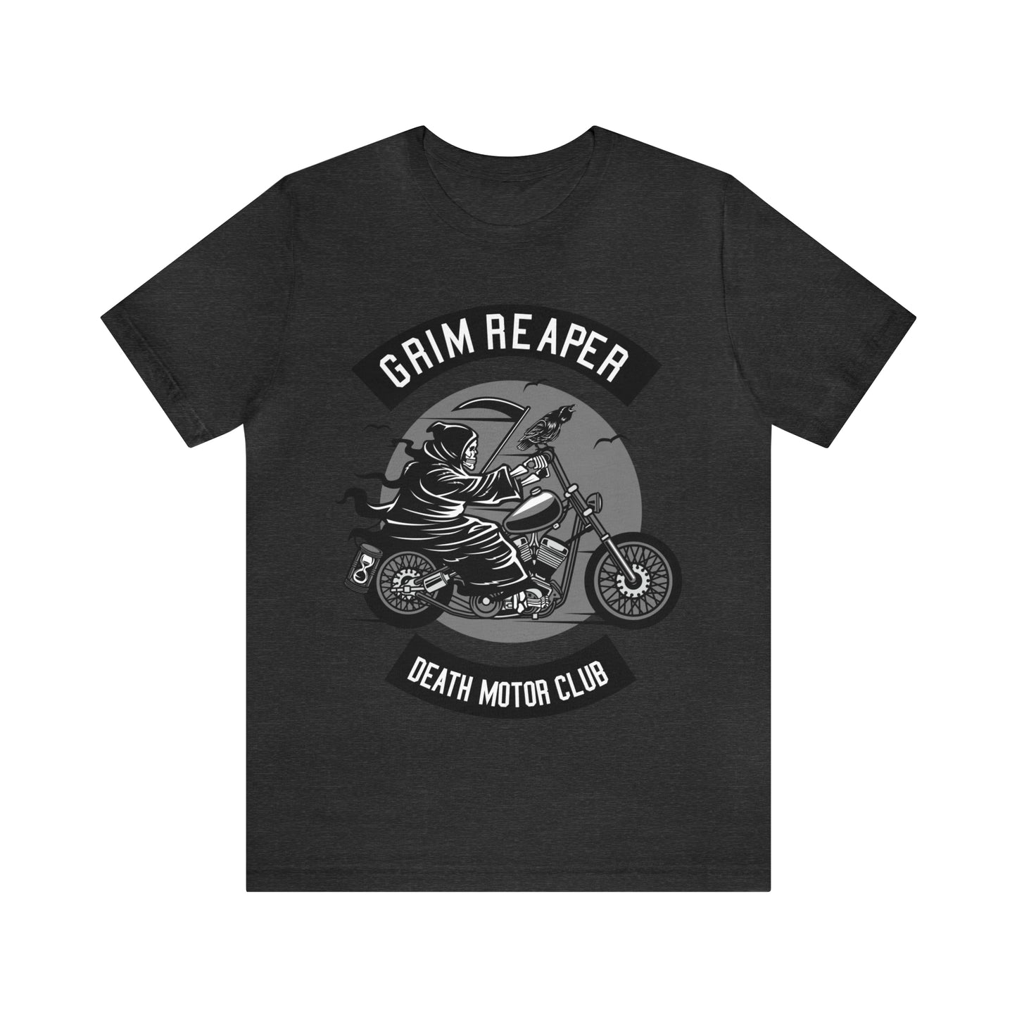 GRIM REAPER Death Motor Club - Unisex Jersey Short Sleeve Tee