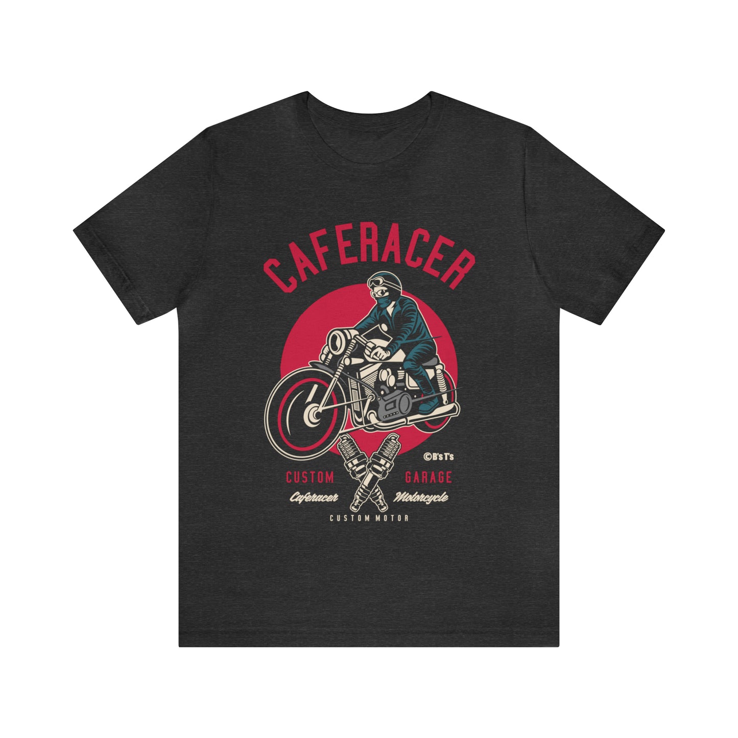 CAFE RACER Custom Garage - Unisex Jersey Short Sleeve Tee