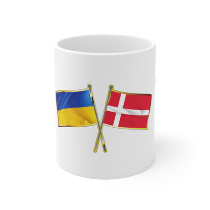 Ukrainian-Danish NATO Supporter Mug