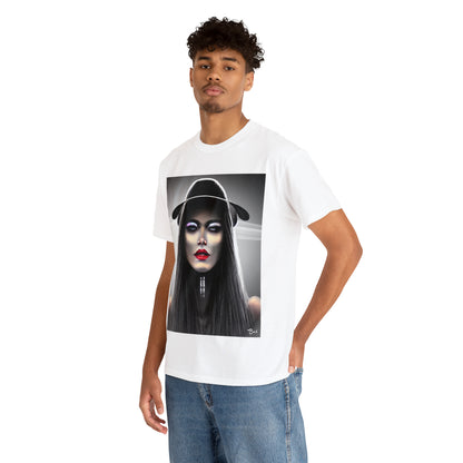 CYBERPUNK WITCH - Airt on a Shirt  - Unisex Heavy Cotton Tee - AUS