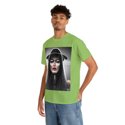 CYBERPUNK WITCH - Airt on a Shirt  - Unisex Heavy Cotton Tee - AUS