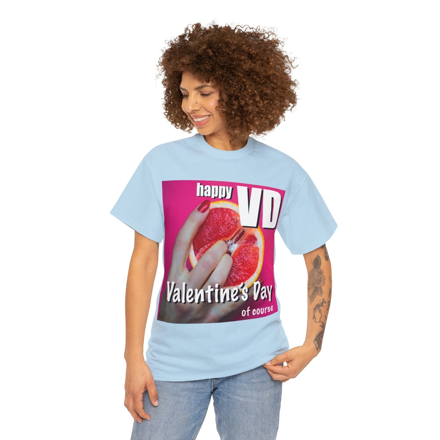 Happy VD - Unisex Cotton Tee