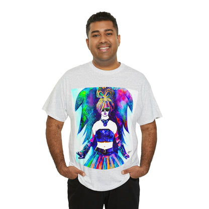 CYBER GIRL - Airt on a Shirt  - Unisex Heavy Cotton Tee - AUS