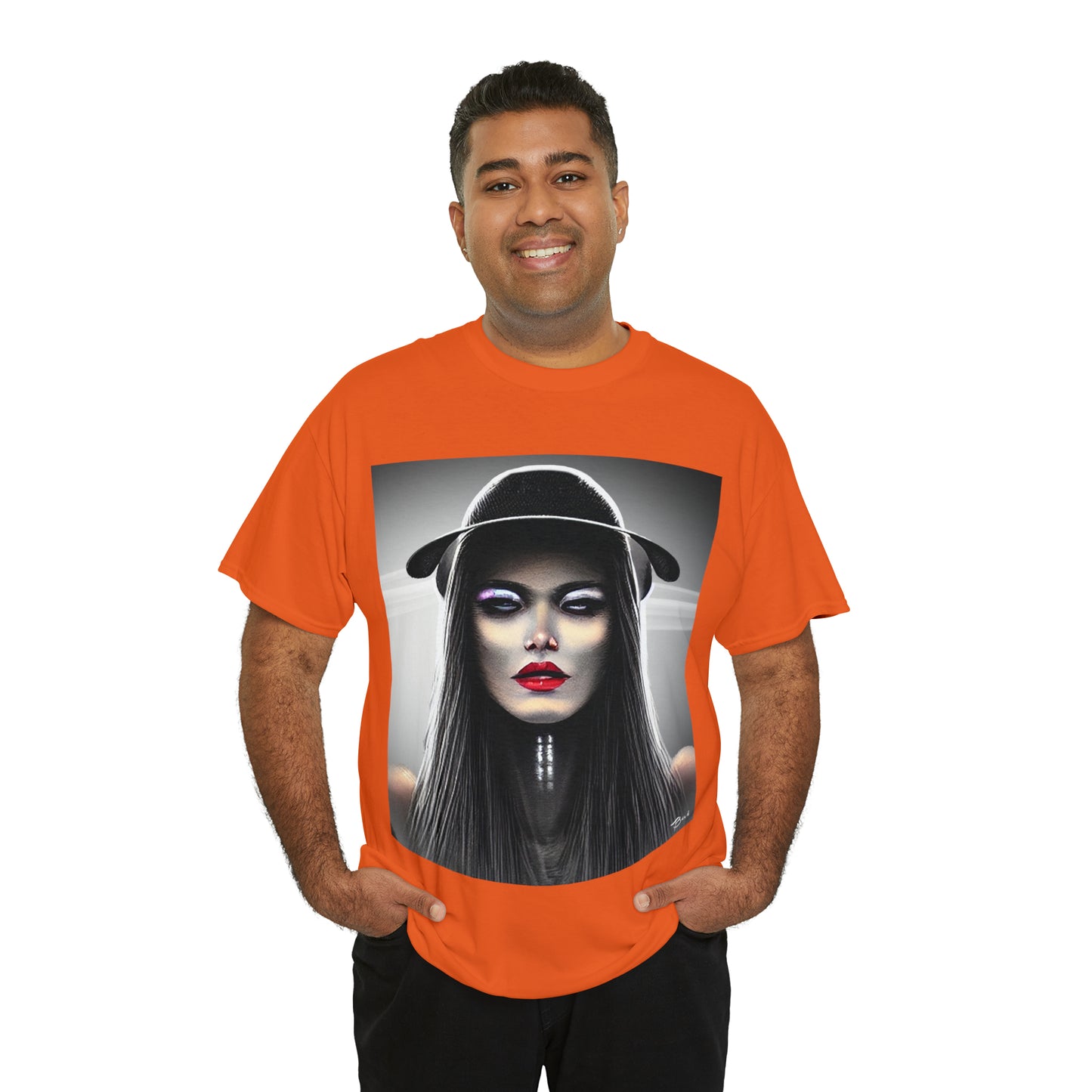 CYBERPUNK WITCH - Airt on a Shirt  - Unisex Heavy Cotton Tee - AUS