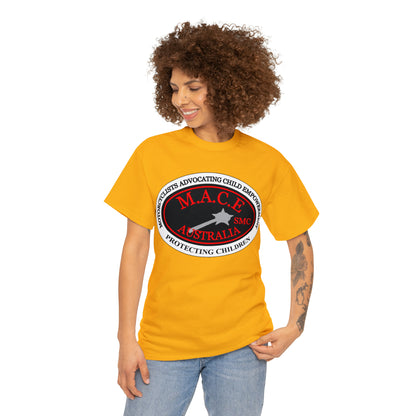 M.A.C.E. Plain Emblem - Unisex Heavy Cotton Tee