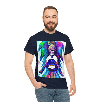 CYBER GIRL - Airt on a Shirt  - Unisex Heavy Cotton Tee - AUS