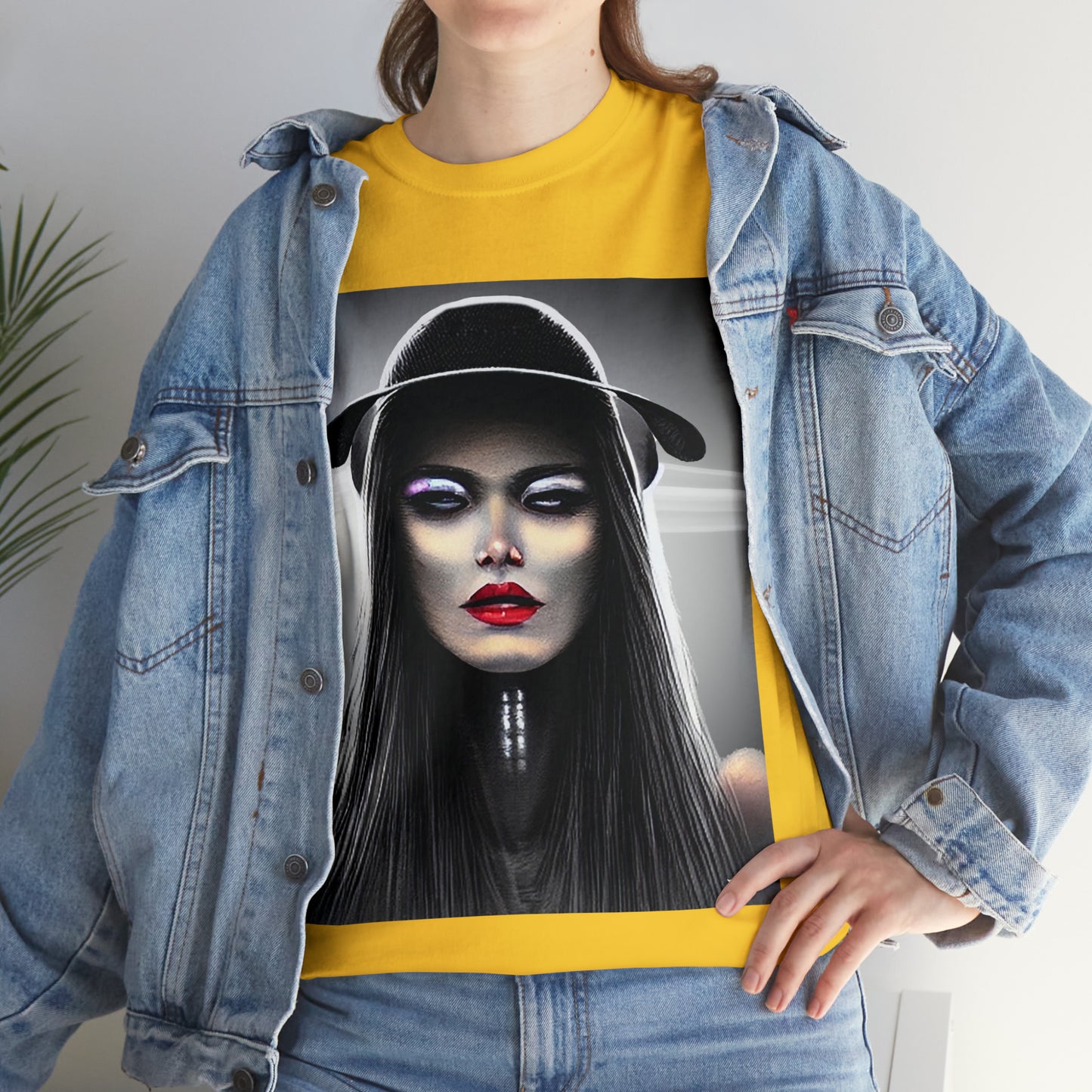 CYBERPUNK WITCH - Airt on a Shirt  - Unisex Heavy Cotton Tee - AUS