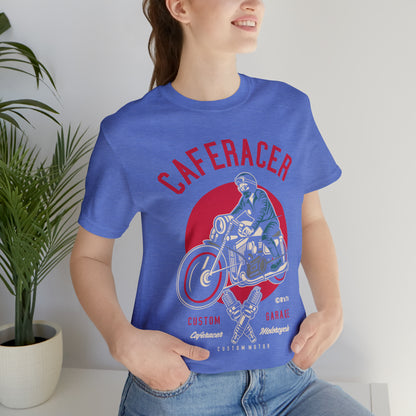 CAFE RACER Custom Garage - Unisex Jersey Short Sleeve Tee