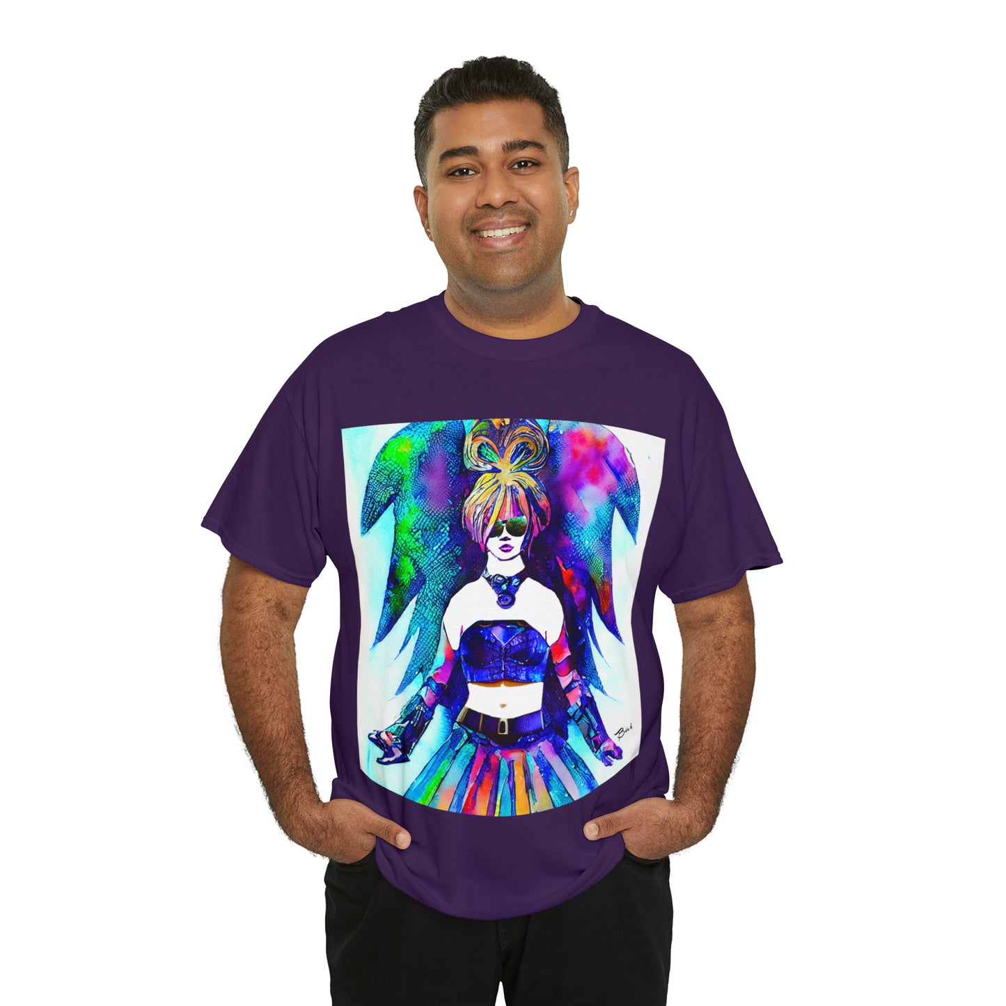 CYBER GIRL - Airt on a Shirt  - Unisex Heavy Cotton Tee - AUS