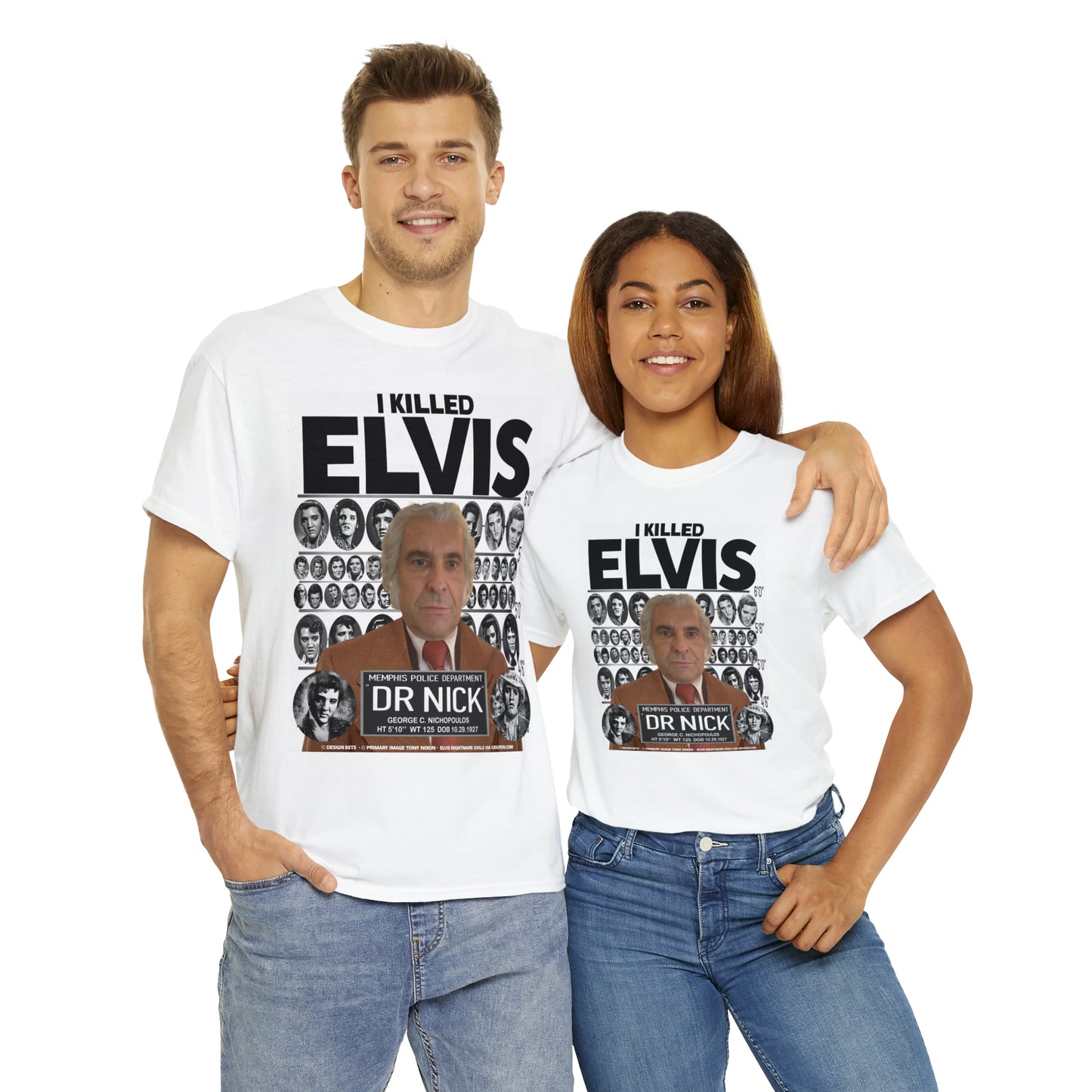 I KI**** ELVIS - Unisex Heavy Cotton Tee - USA