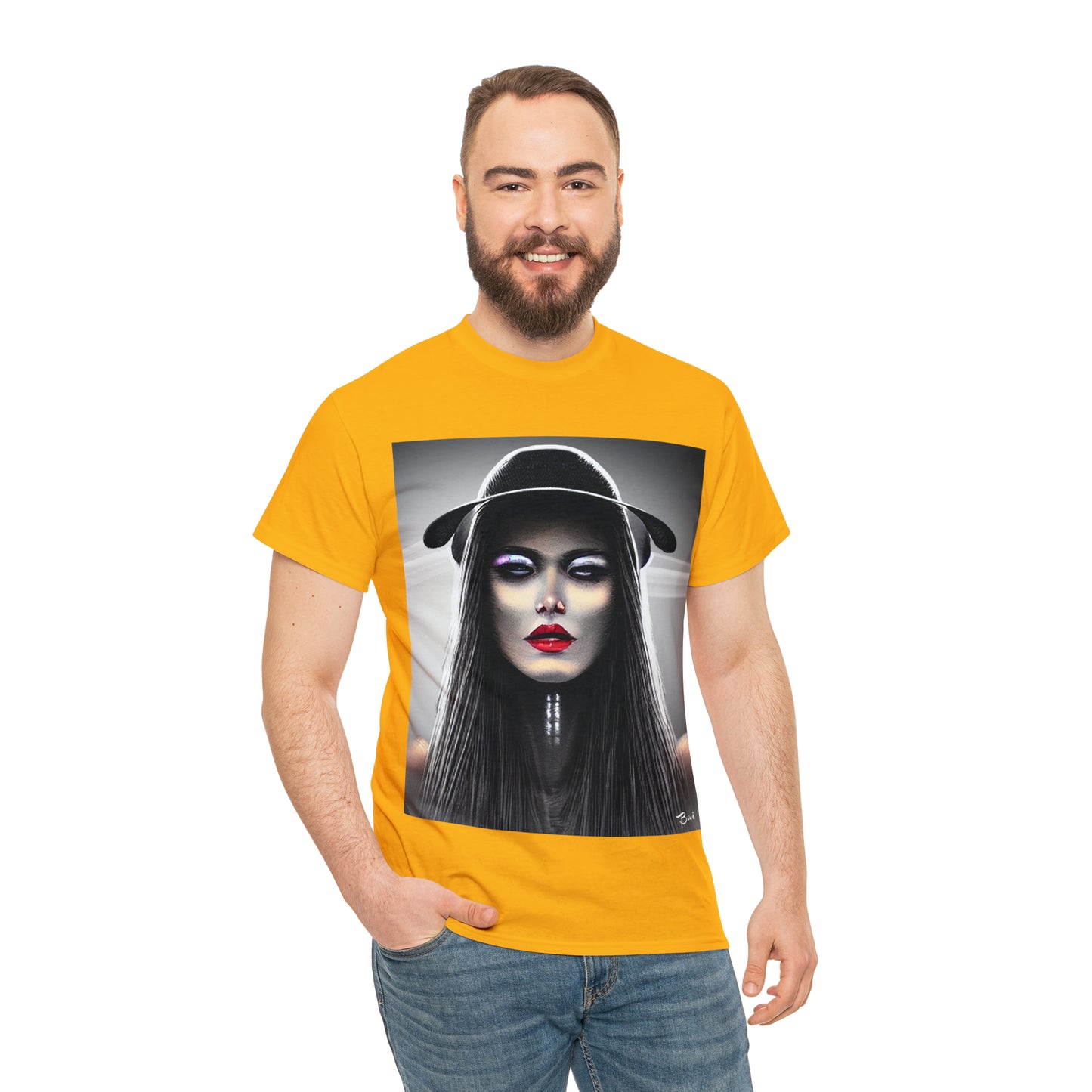 CYBERPUNK WITCH - Airt on a Shirt  - Unisex Heavy Cotton Tee - AUS