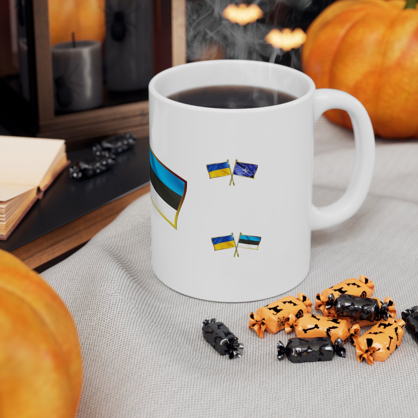 Ukrainian-Estonian NATO Supporter Mug