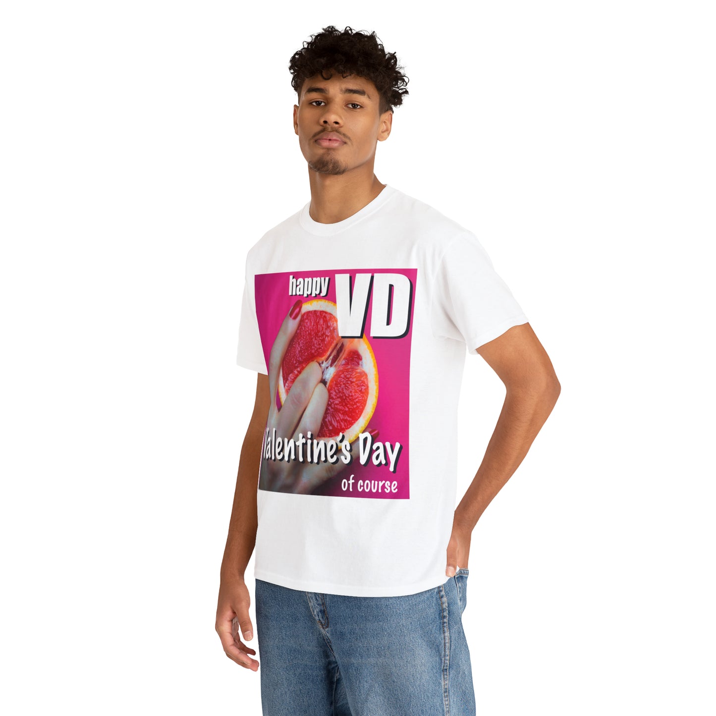 Happy VD - Unisex Cotton Tee