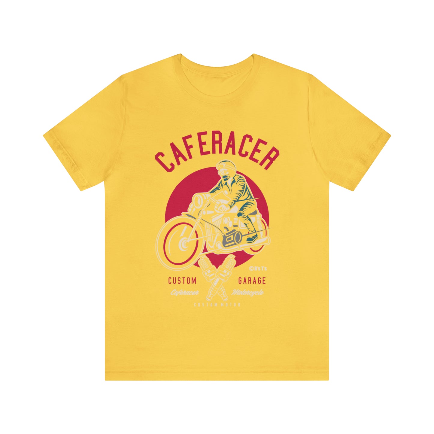 CAFE RACER Custom Garage - Unisex Jersey Short Sleeve Tee