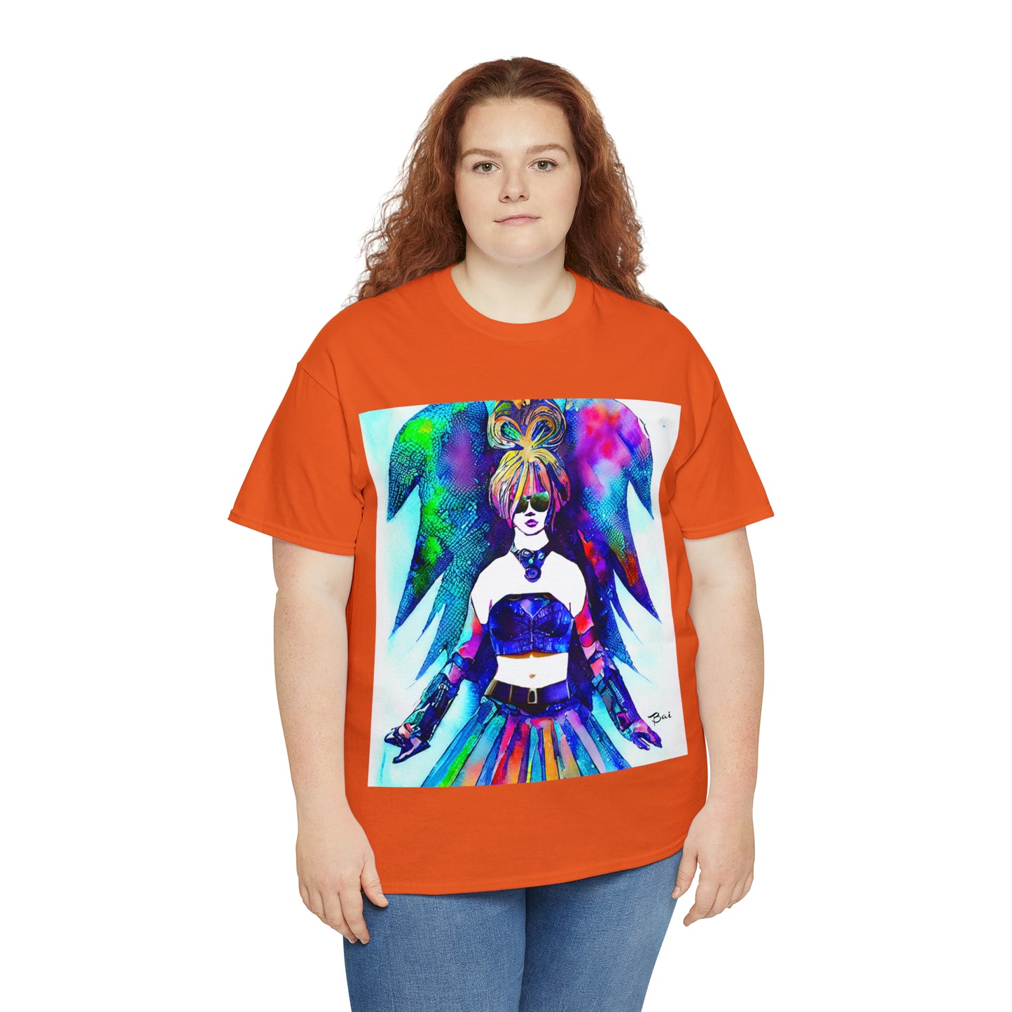 CYBER GIRL - Airt on a Shirt  - Unisex Heavy Cotton Tee - AUS