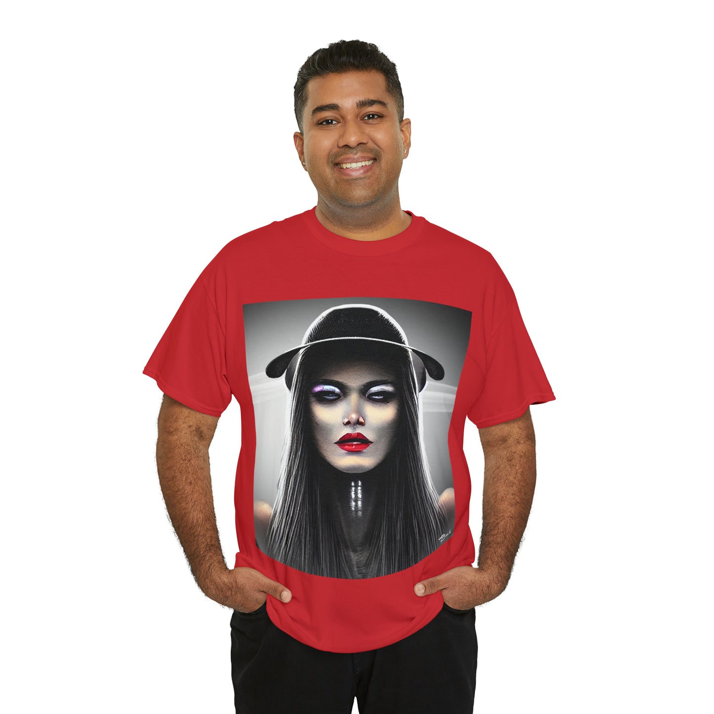 CYBERPUNK WITCH - Airt on a Shirt  - Unisex Heavy Cotton Tee - AUS