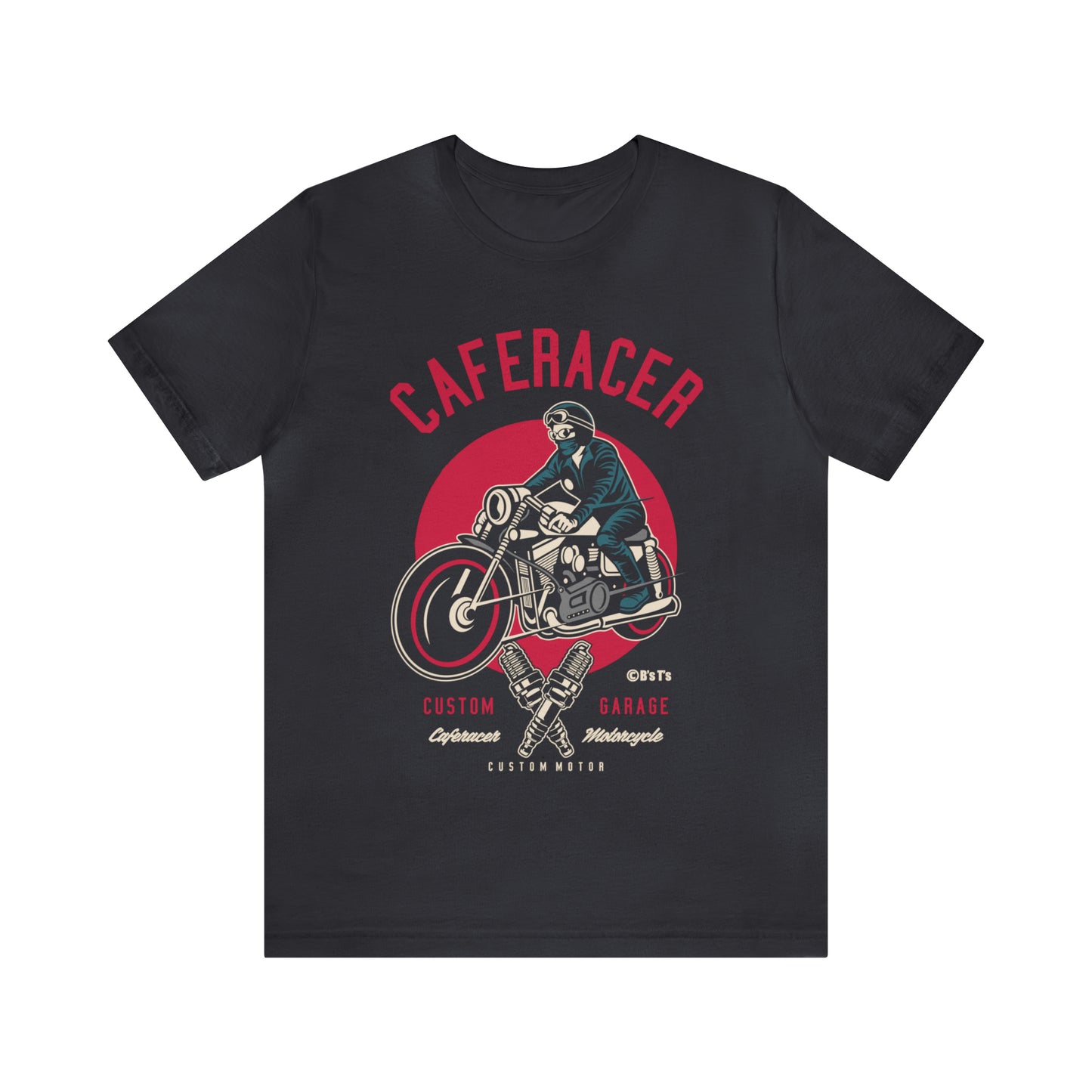 CAFE RACER Custom Garage - Unisex Jersey Short Sleeve Tee