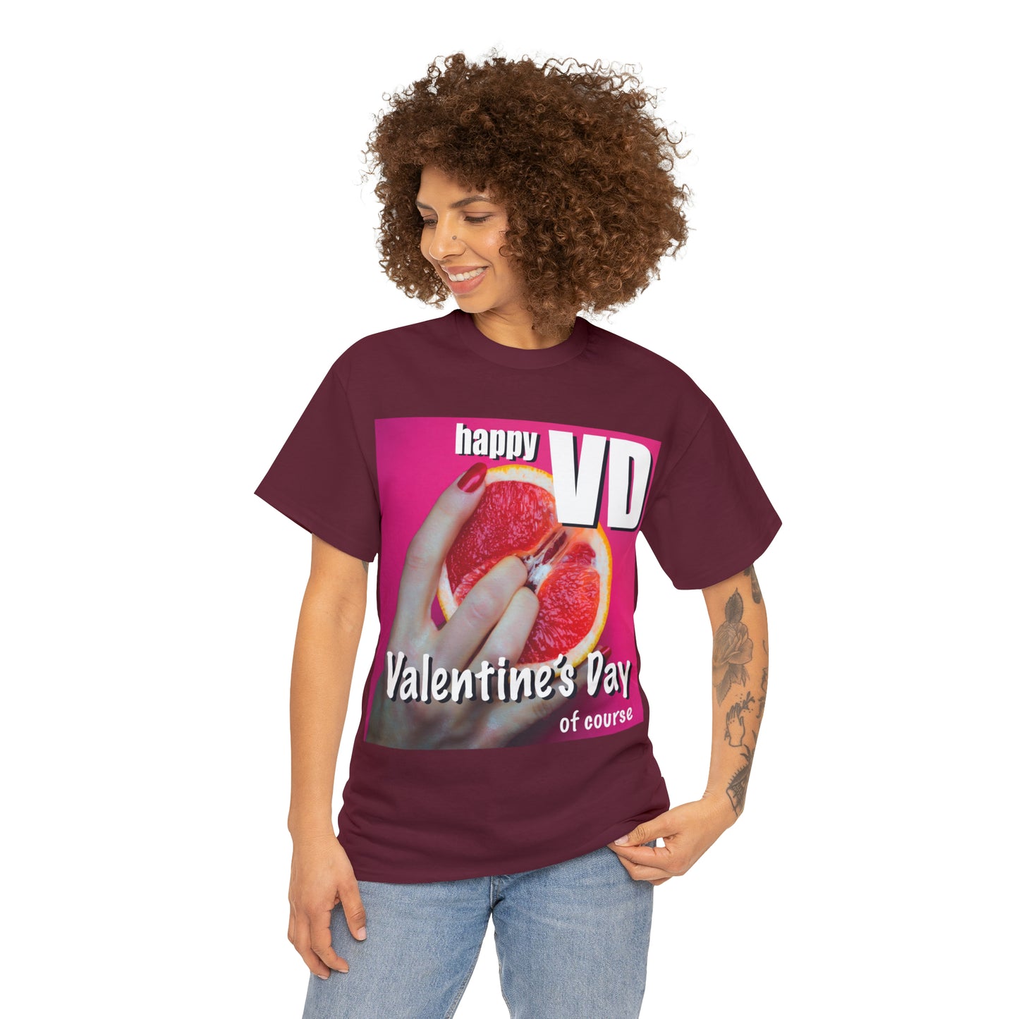 Happy VD - Unisex Cotton Tee