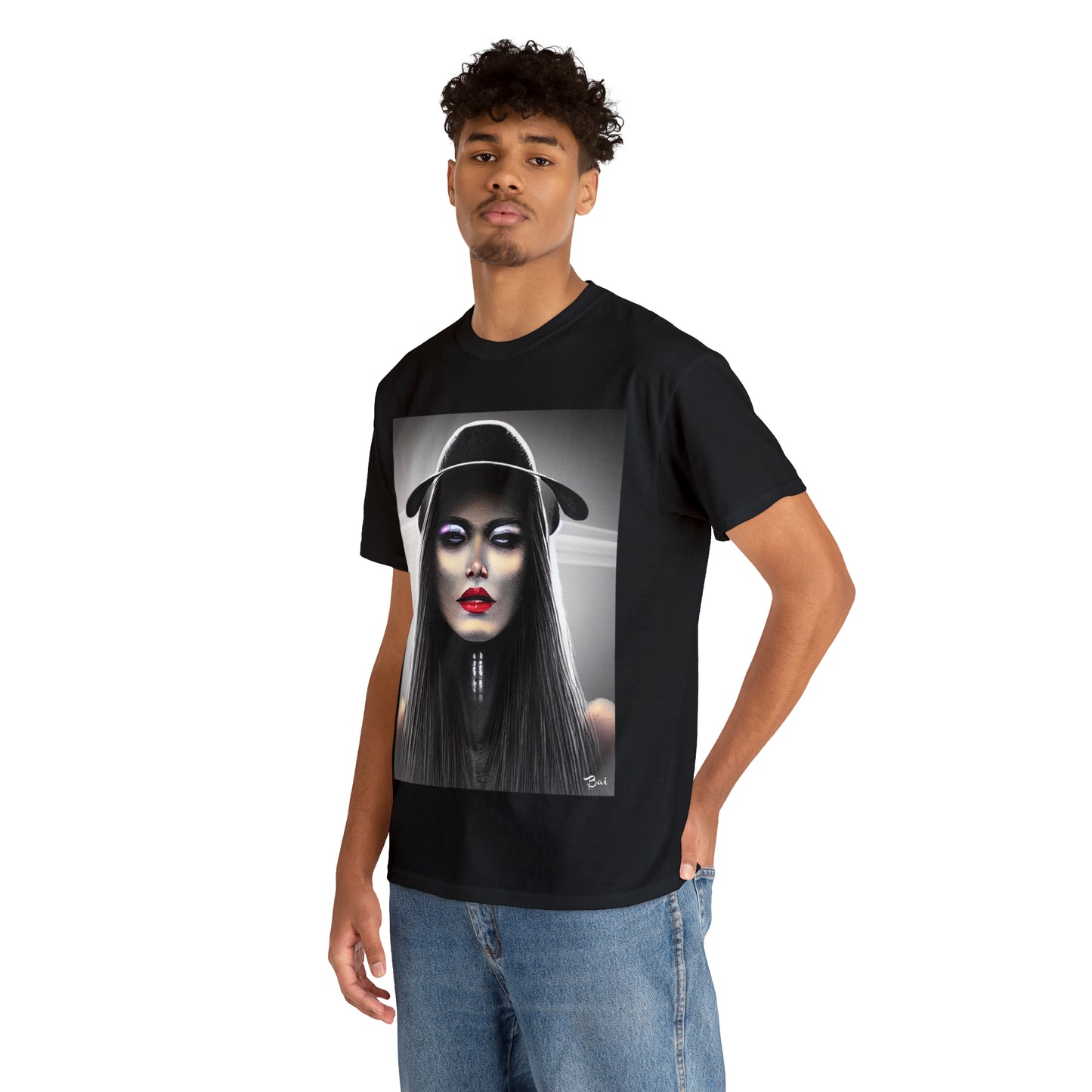 CYBERPUNK WITCH - Airt on a Shirt  - Unisex Heavy Cotton Tee - AUS