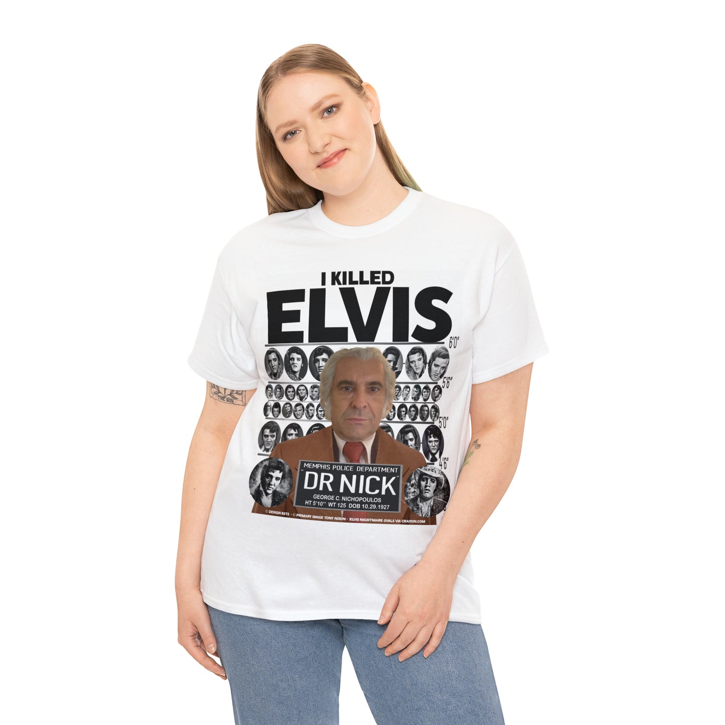 I KI**** ELVIS - Unisex Heavy Cotton Tee - USA