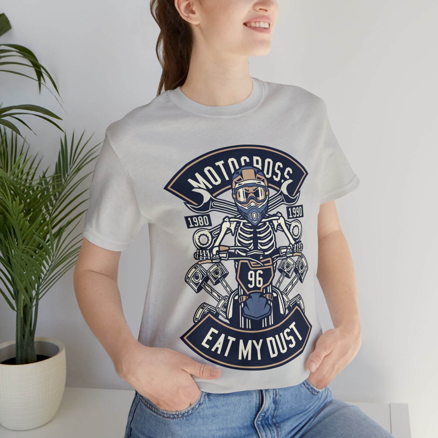 MOTOCROSS Eat My Dust - Unisex Jersey Short Sleeve Tee