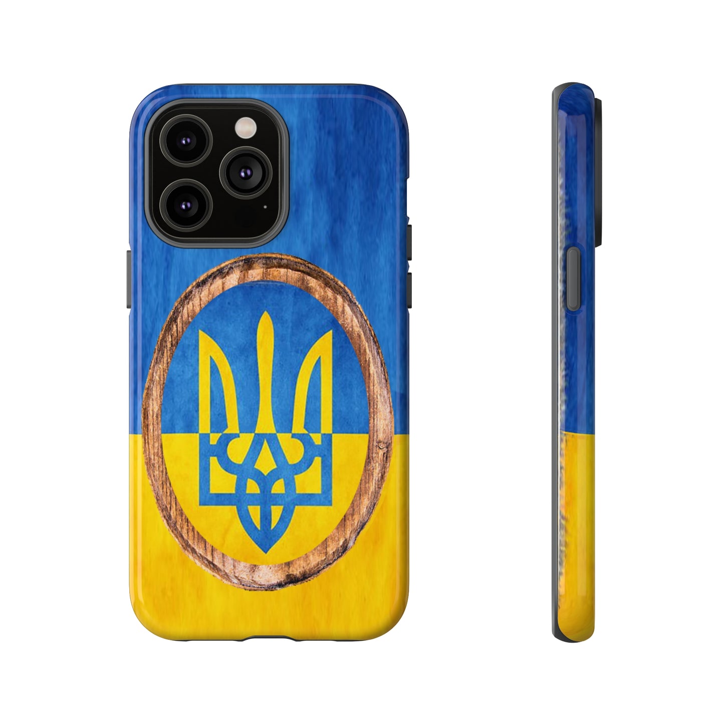 UKRAINE FLAG with TRIDENT - Tough Cases