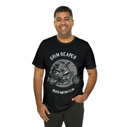 GRIM REAPER Death Motor Club - Unisex Jersey Short Sleeve Tee