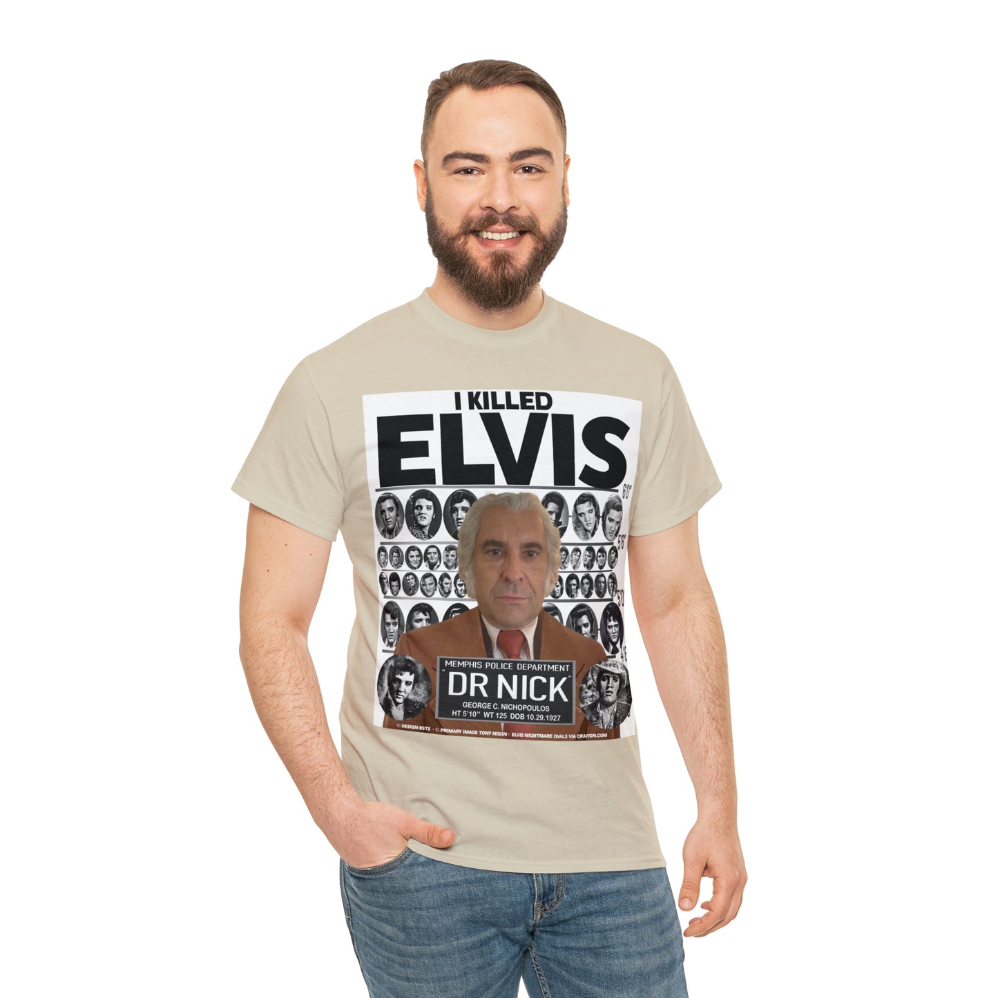 I KI**** ELVIS - Unisex Heavy Cotton Tee - USA