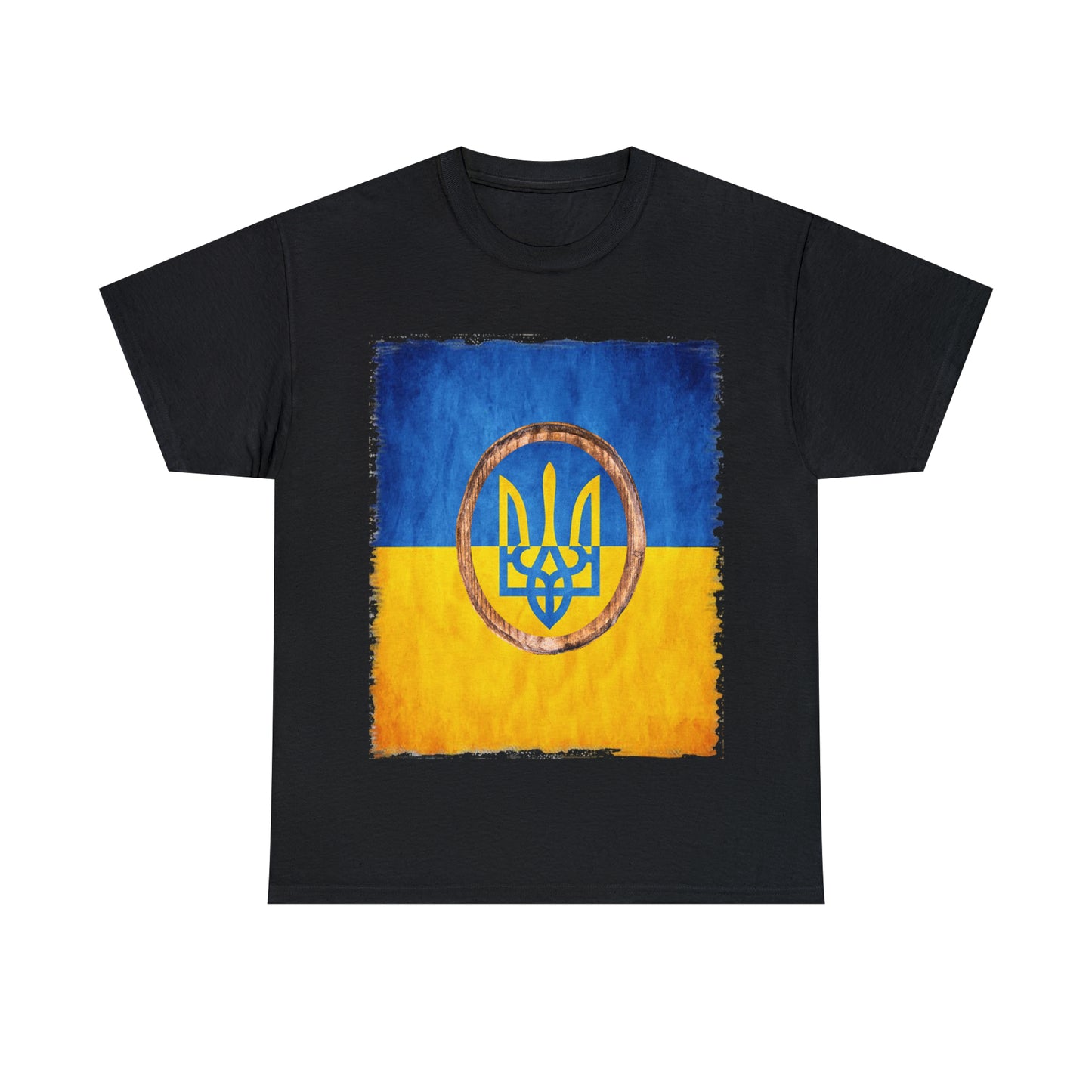 UKRAINIAN TRIDENT - Unisex Heavy Cotton Tee