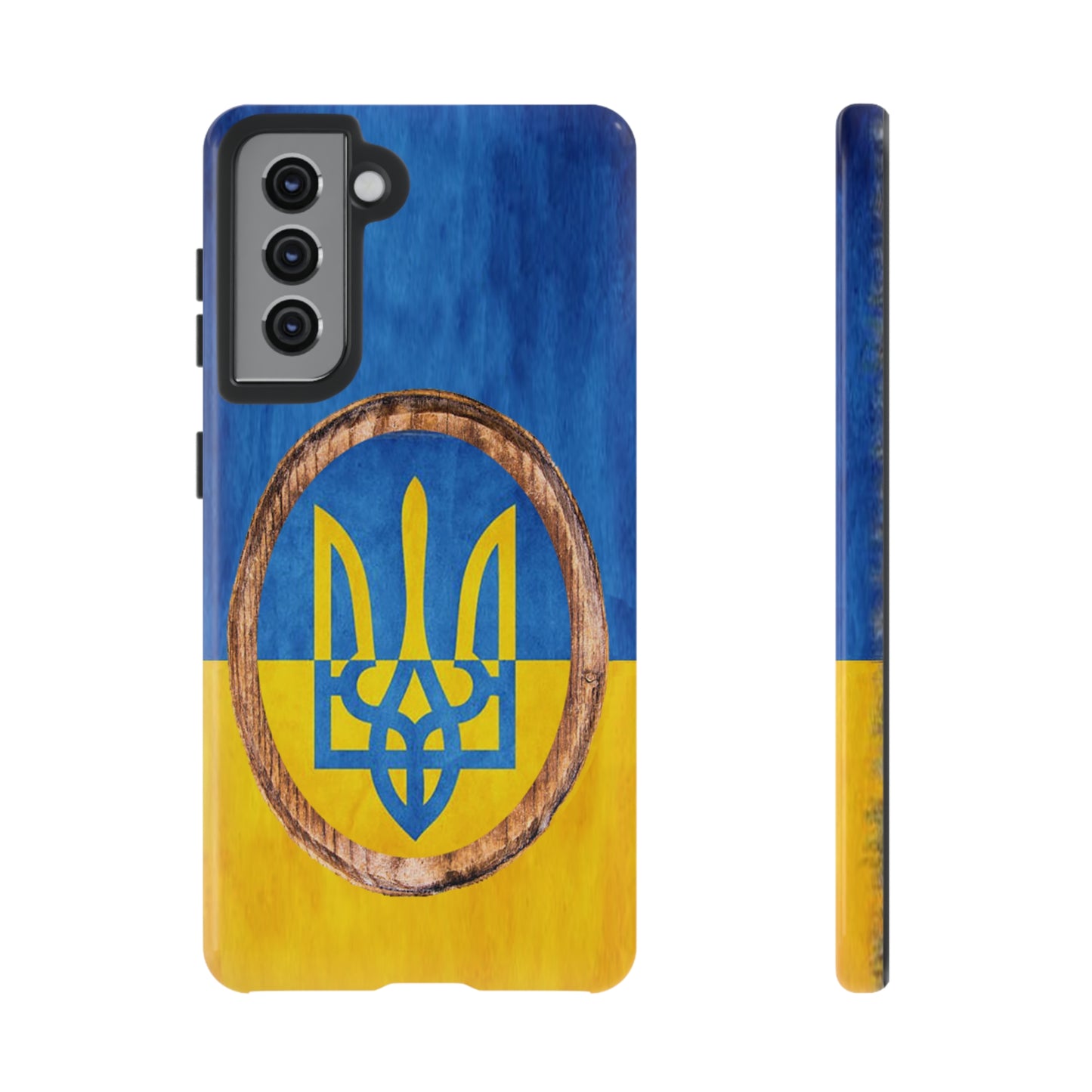 UKRAINE FLAG with TRIDENT - Tough Cases