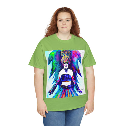 CYBER GIRL - Airt on a Shirt  - Unisex Heavy Cotton Tee - AUS