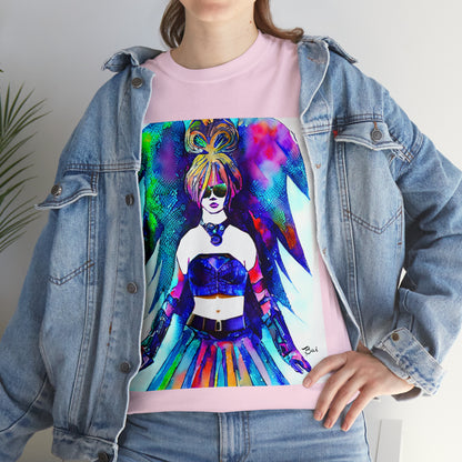 CYBER GIRL - Airt on a Shirt  - Unisex Heavy Cotton Tee - AUS