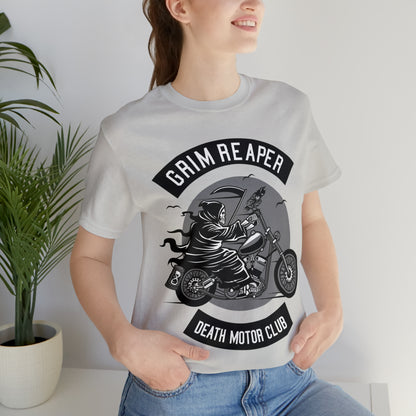 GRIM REAPER Death Motor Club - Unisex Jersey Short Sleeve Tee