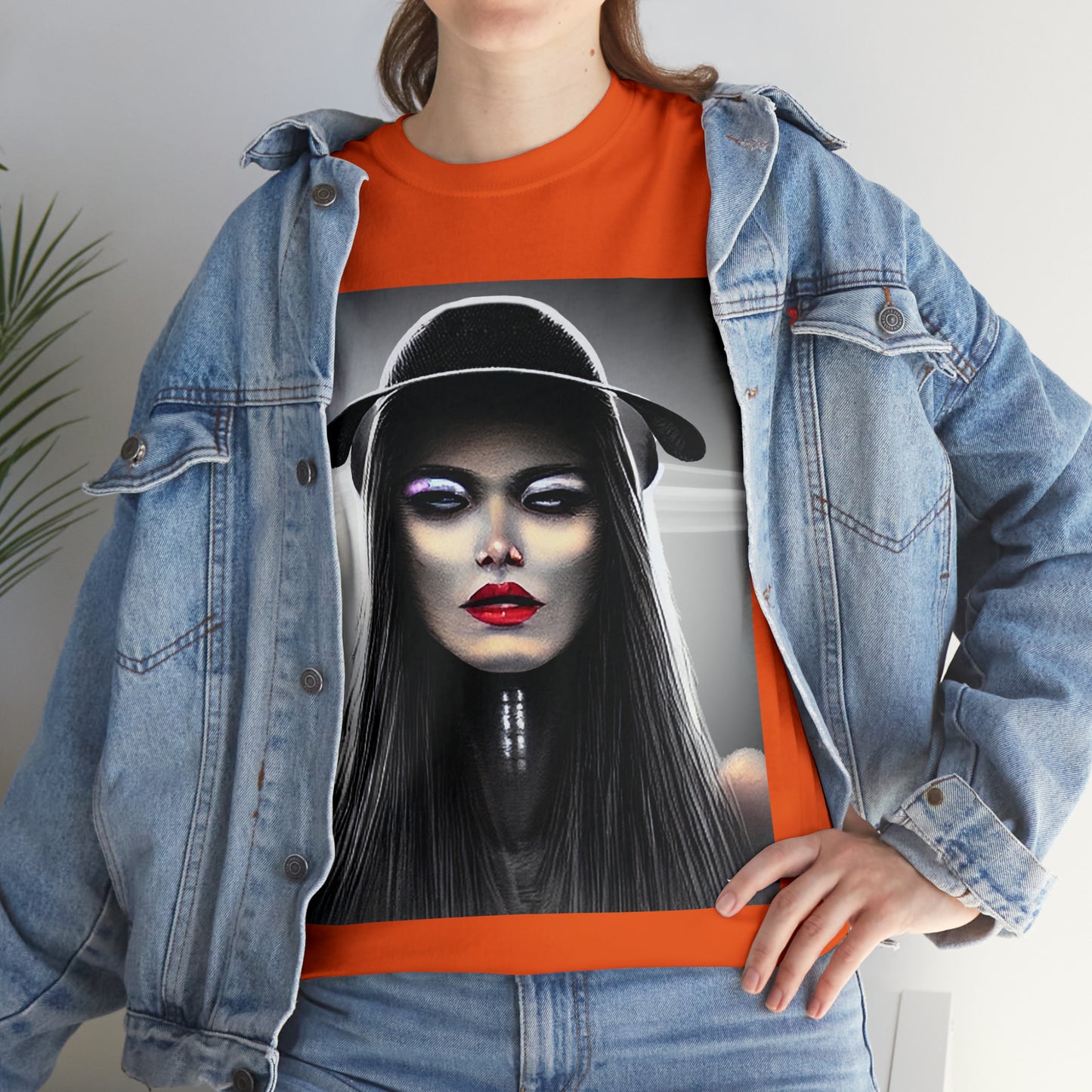 CYBERPUNK WITCH - Airt on a Shirt  - Unisex Heavy Cotton Tee - AUS