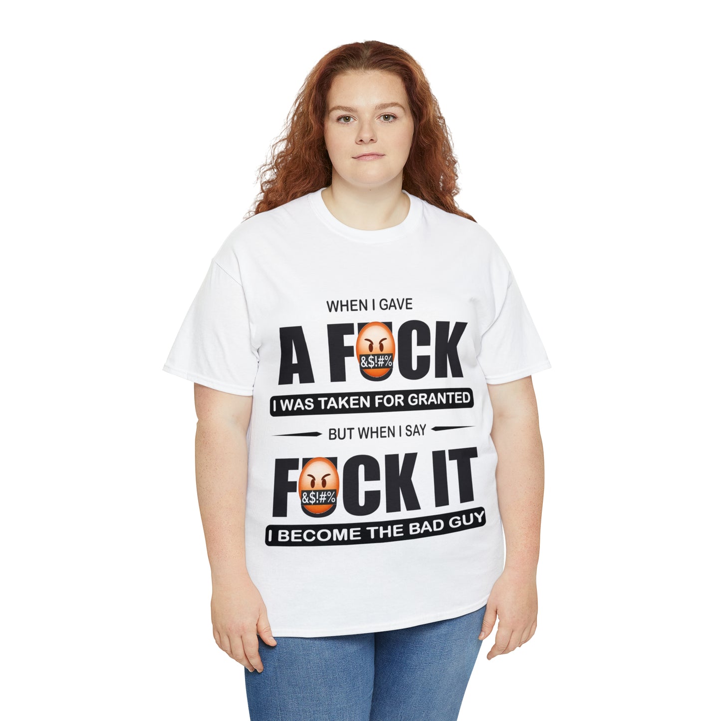 WHEN I GAVE A F***  - Funny Unisex Heavy Cotton Tee - AUS