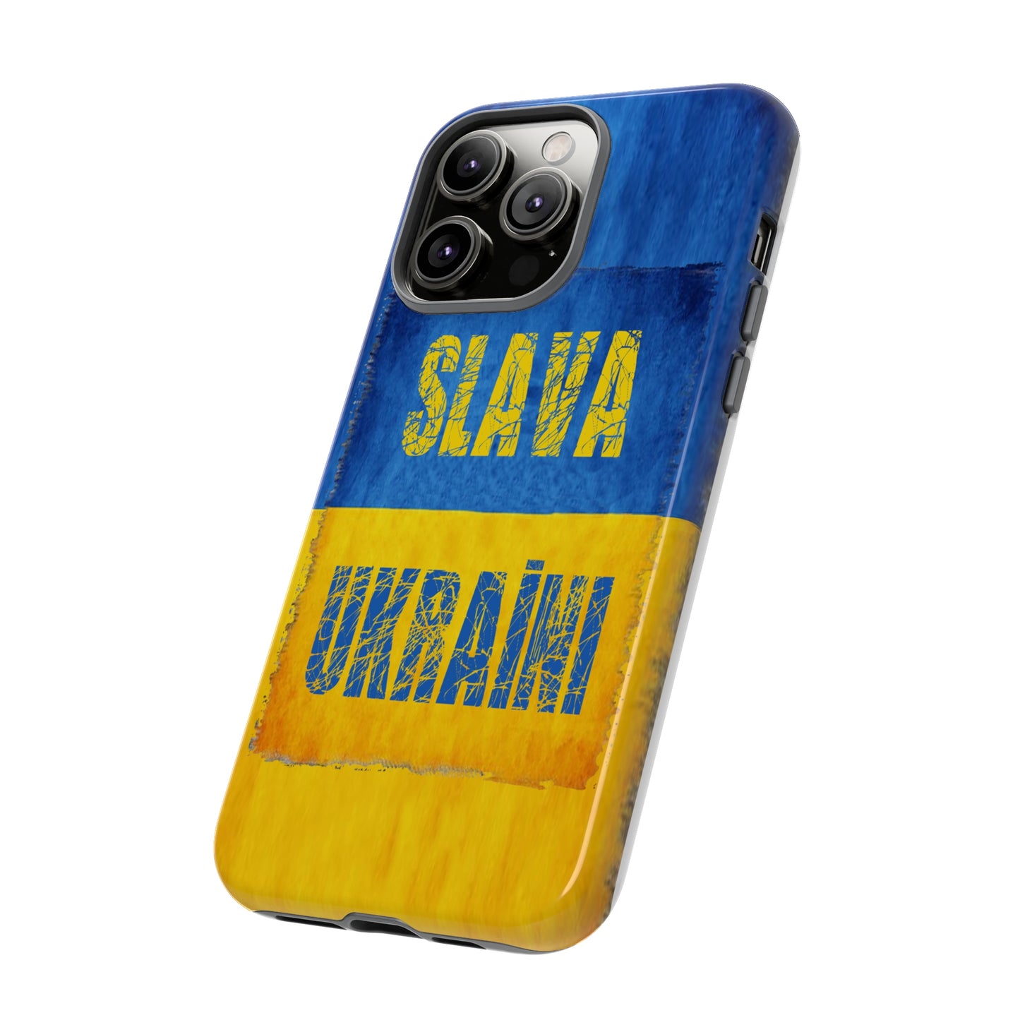 "SLAVA UKRAĪNI" FLAG - Tough Cases