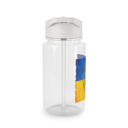 "UKRAINIAN TRIDENT FLAG" BIODEGRADABLE - Tritan Water Bottle