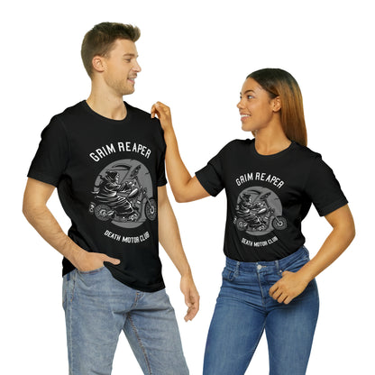 GRIM REAPER Death Motor Club - Unisex Jersey Short Sleeve Tee