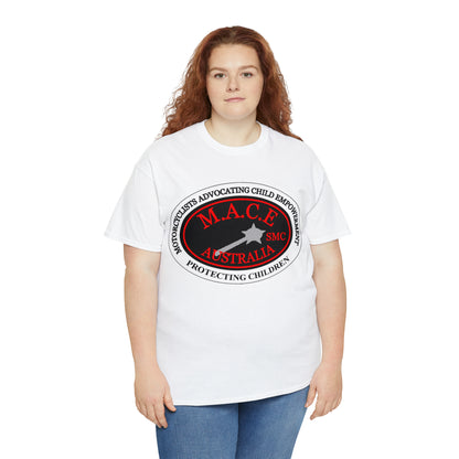 M.A.C.E. Plain Emblem - Unisex Heavy Cotton Tee