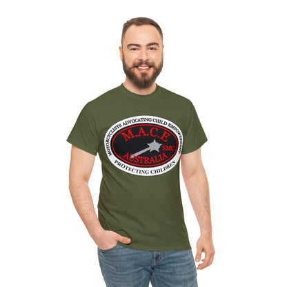 M.A.C.E. Plain Emblem - Unisex Heavy Cotton Tee