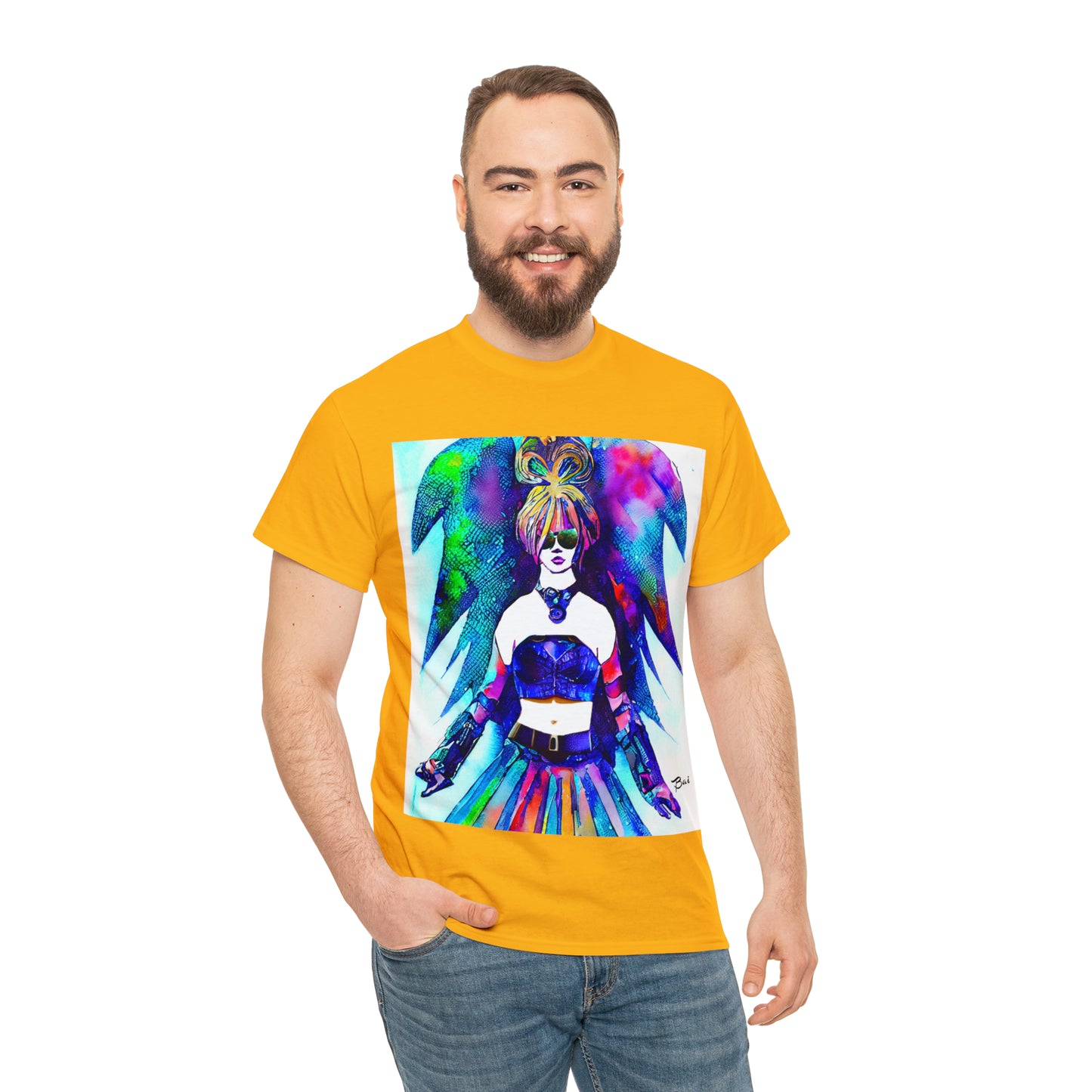 CYBER GIRL - Airt on a Shirt  - Unisex Heavy Cotton Tee - AUS