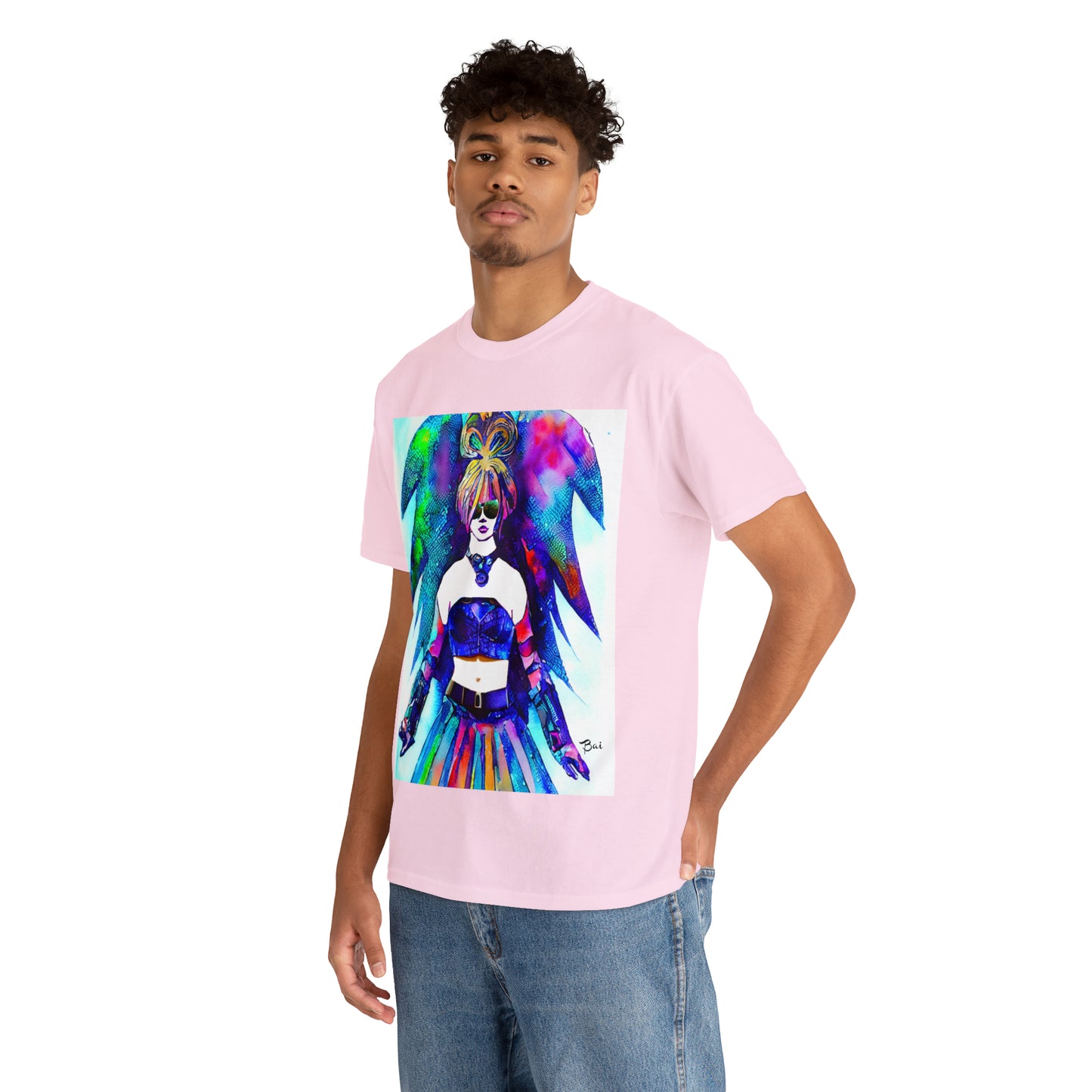 CYBER GIRL - Airt on a Shirt  - Unisex Heavy Cotton Tee - AUS