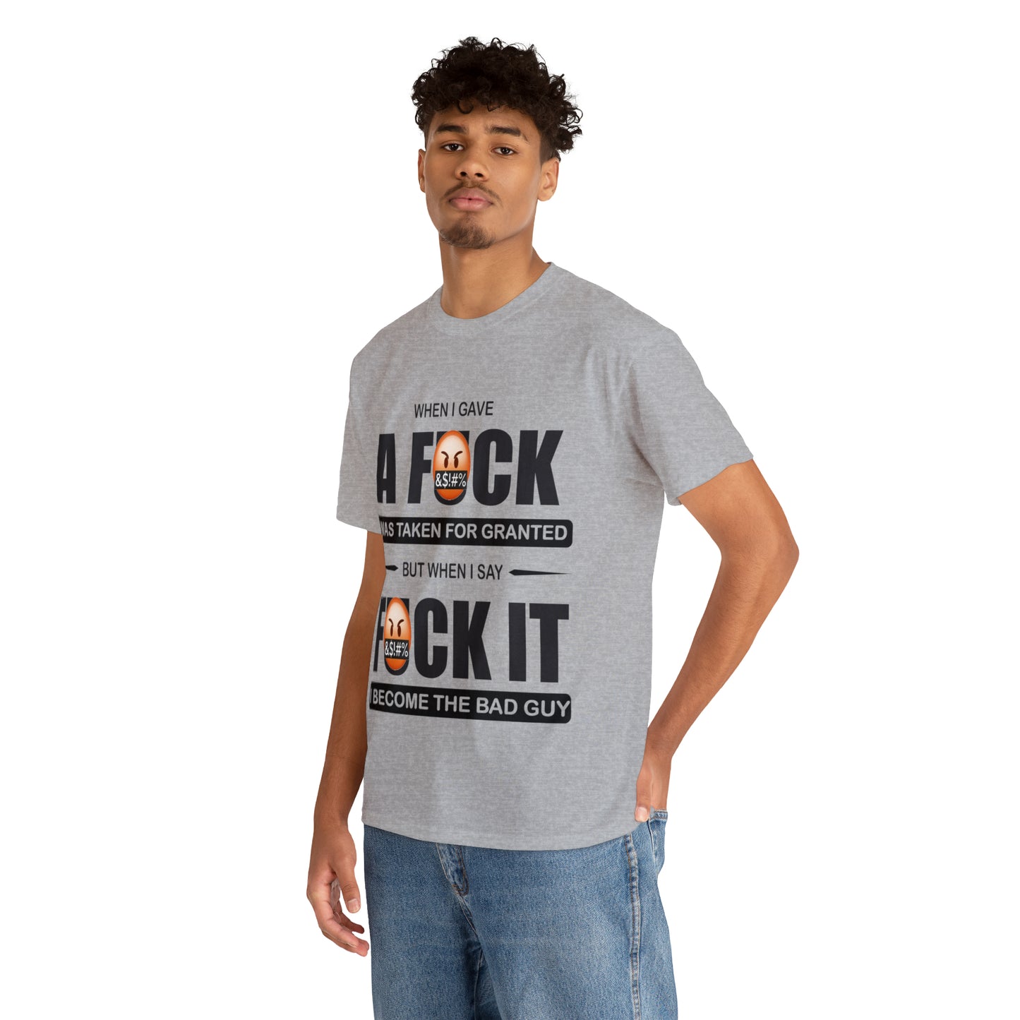 WHEN I GAVE A F***  - Funny Unisex Heavy Cotton Tee - AUS